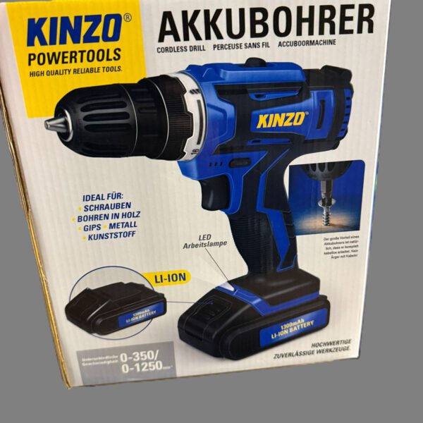 Kinzo Akkubohrer 14V DC mit LED – Powertools