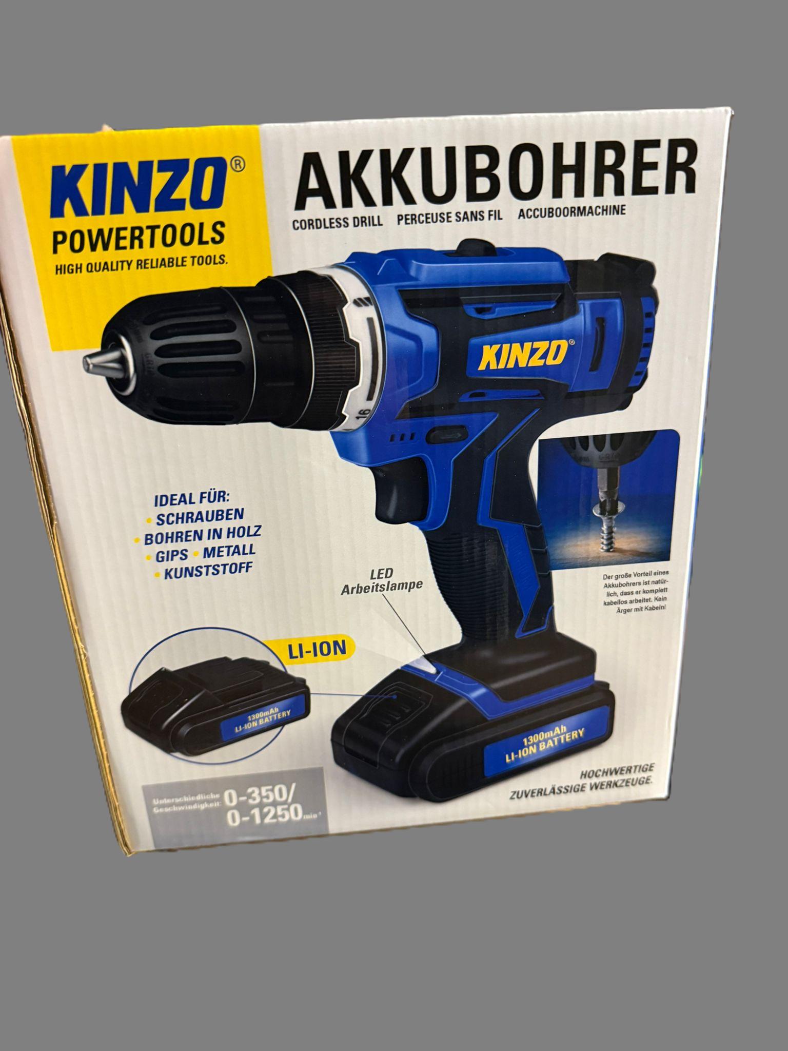 Kinzo Akkubohrer 14V DC mit LED – Powertools