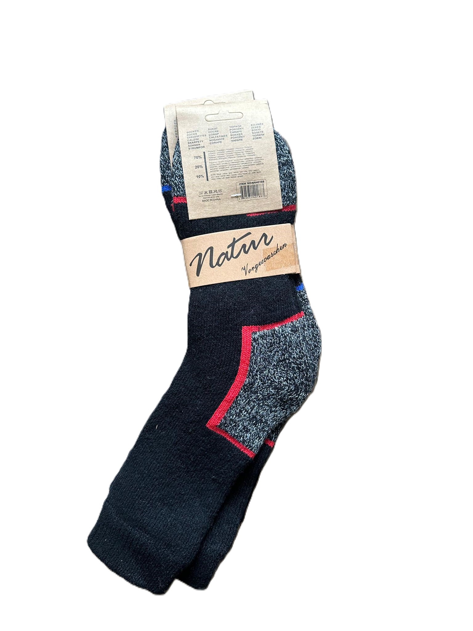 Norweger Socken 3 Paar – Größe 40–46 – Bild 3
