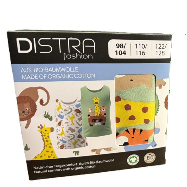 DISTRA Fashion Jungs Unterhemden im 2er-Set