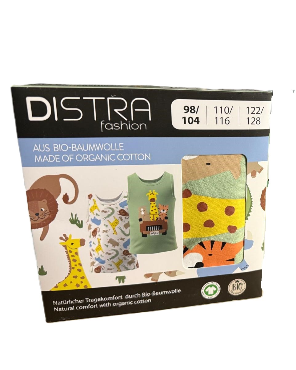 DISTRA Fashion Jungs Unterhemden im 2er-Set